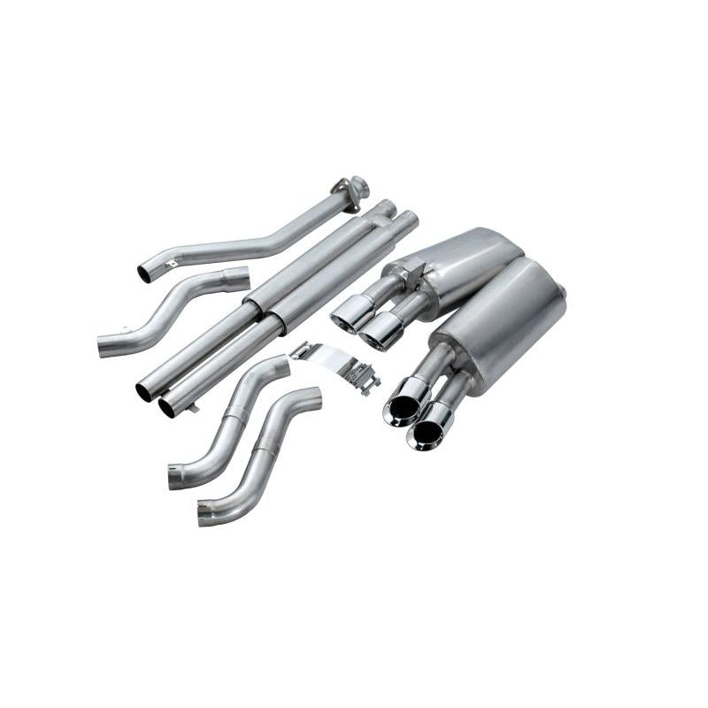 Corsa Sport Cat-Back Exhaust (Polished Tips) - 1996 Chevrolet Corvette C4 5.7L V8 LT4
