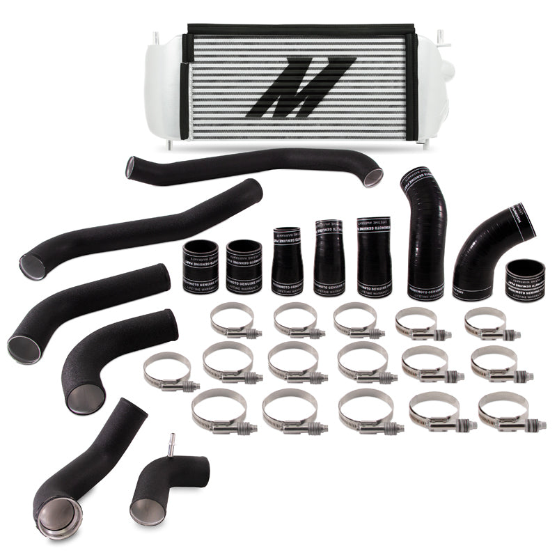 Mishimoto 2017+ Ford F150 3.5L EcoBoost Performance Intercooler Kit - Silver Cooler Black Pipes - T1 Motorsports