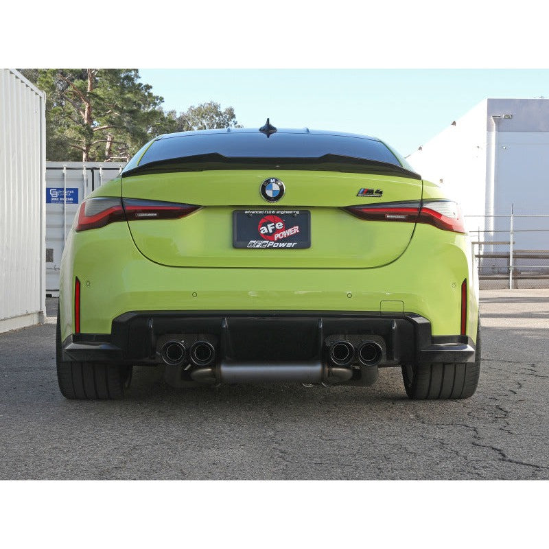 aFe MACHForce XP Exhausts Cat-Back SS 21 BMW M2 Competition L6-3.0L w/Black Tips