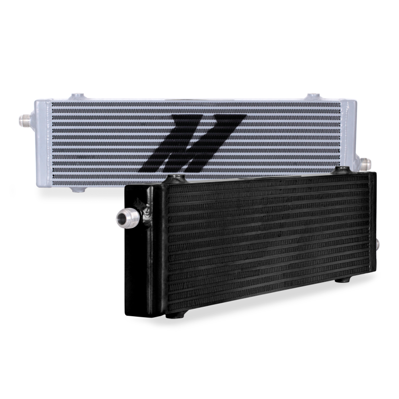 Mishimoto Universal Large Bar and Plate Cross Flow Black Oil Cooler - T1 Motorsports