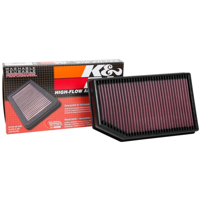 K&N 2018 Jeep Wrangler JL 2.0L/3.6L F/I Drop In Air Filter