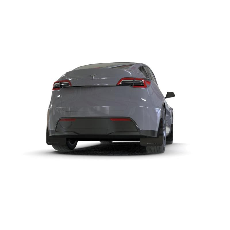 Rally Armor 20-22 Tesla Model Y Black UR Mud Flap w/ Blue Logo