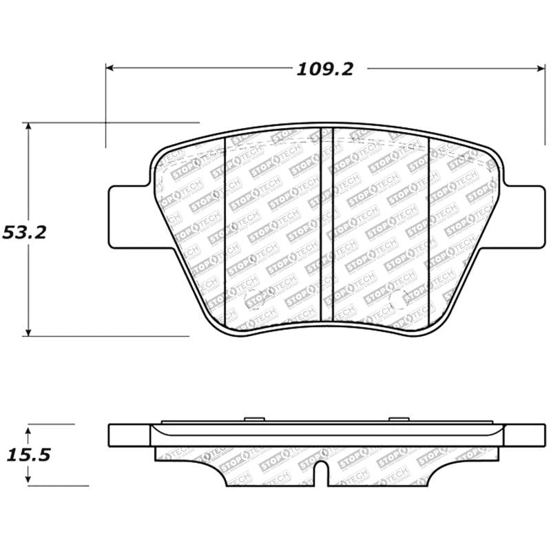 StopTech Performance Volkswagen Rear Brake Pads