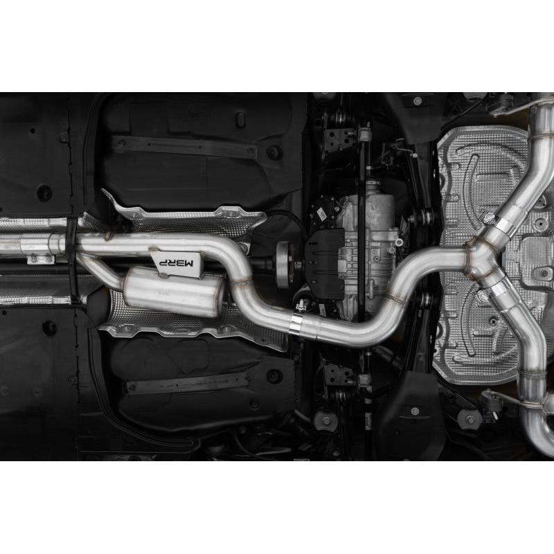 MBRP 2022 Volkswagon Golf R MK8 3in Cat-Back Quad Split Rear Valve Delete Exhaust - T1 Motorsports