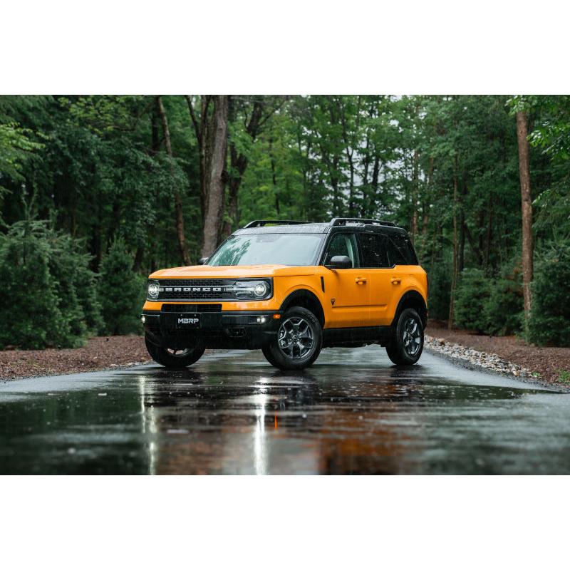MBRP 2021+ Ford Bronco Sport (1.5L / 2.0L EcoBoost) 2.5in Res-Back Exhaust - Dual Rear - Alum. Steel - T1 Motorsports