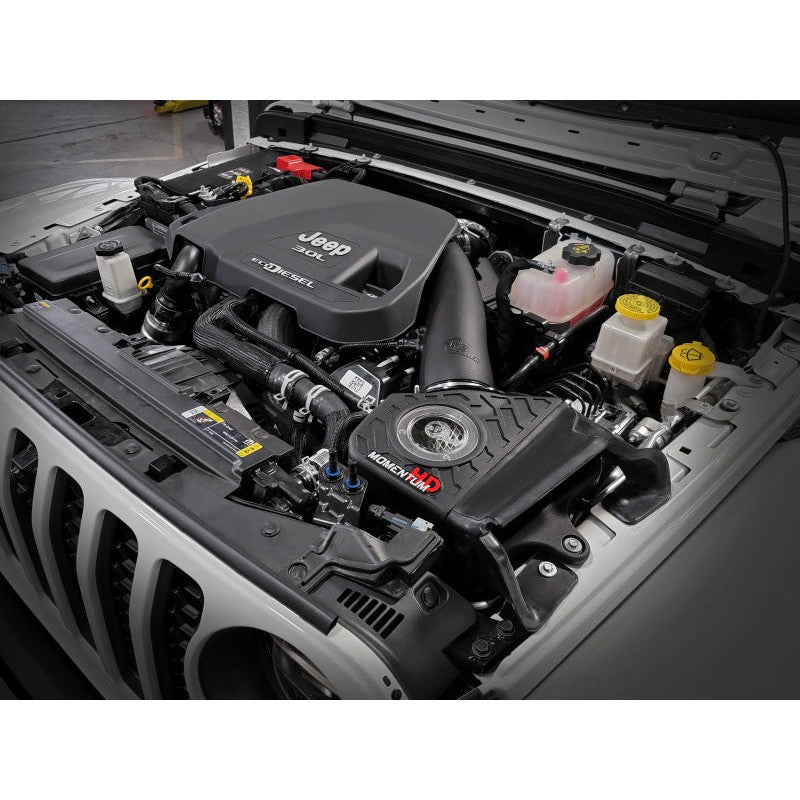 aFe Momentum HD Cold Air Intake System w/ Pro Dry S Media - 20-23 Jeep Wrangler (JL)