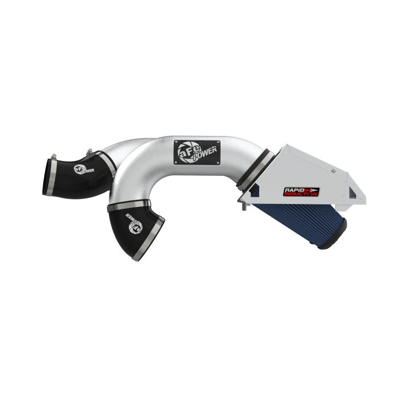 aFe Rapid Induction Pro 5R Cold Air Intake System Brushed 21-22 Ford F-150 Raptor V6-3.5L (tt)