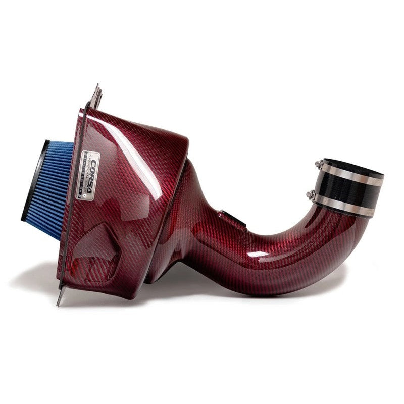 Corsa Red Carbon Fiber Oiled Air Filter Air Intake - 2014-2019 Chevrolet Corvette C7, Z51, GrandSport