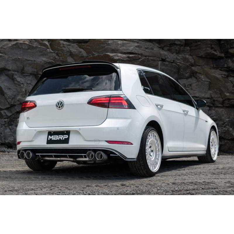 MBRP 15-19 VW Golf R MK7/MK7.5 3in T304 Cat Back Exhaust w/ Carbon Fiber Tips - T1 Motorsports