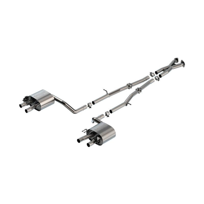 Borla S-Type Cat-Back Exhaust - 2022-2023 Kia Stinger 3.3L V6 Turbo