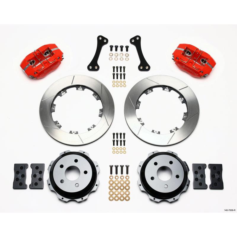 Wilwood Dynapro Rear Kit 12.19in Red Subaru Impreza WRX - T1 Motorsports