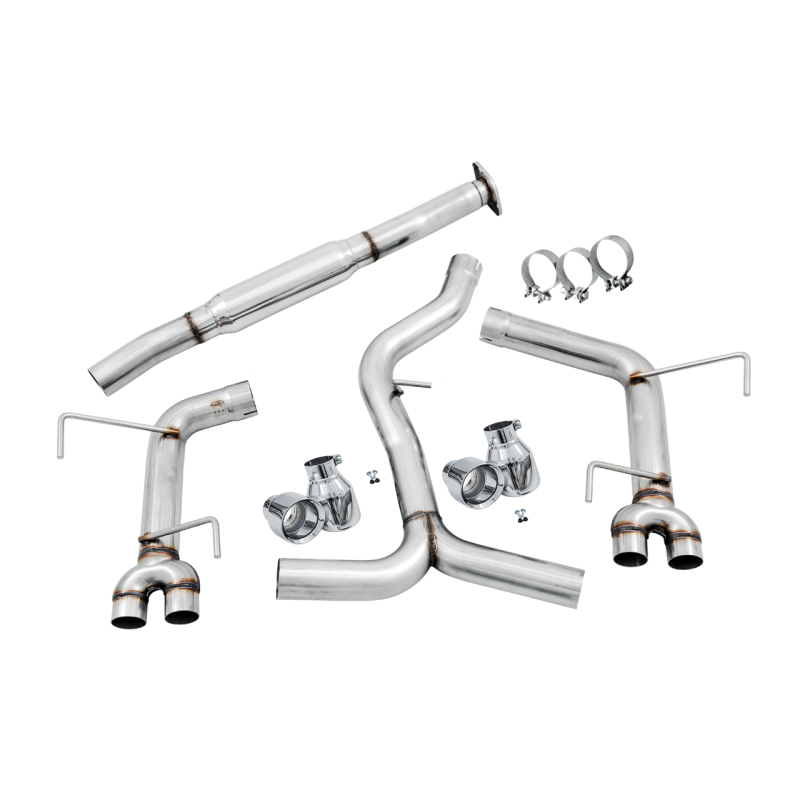 AWE Tuning Subaru WRX/STI VA/GV Sedan Track Edition Exhaust - Chrome Silver Tips (102mm)