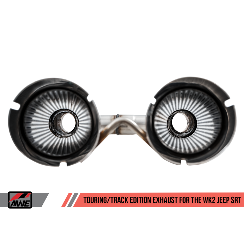 AWE Tuning 2020 Jeep Grand Cherokee SRT Track Edition Exhaust - Chrome Silver Tips