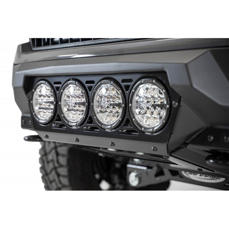 Addictive Desert Designs 18-20 Ford F-150 Bomber Front Bumper w/ 4 Rigid 360 6IN Mounts