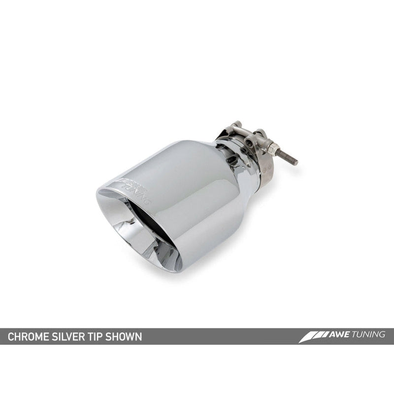AWE Tuning VW MK7 Golf SportWagen Track Edition Exhaust w/Chrome Silver Tips (90mm)
