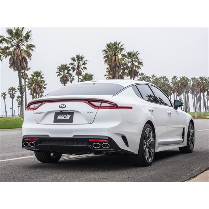 Borla 2018 Kia Stinger 3.3L V6 Turbo 2.25in Pipe Dia Dual Split Rear Exit S-Type Cat-Back Exhaust - T1 Motorsports
