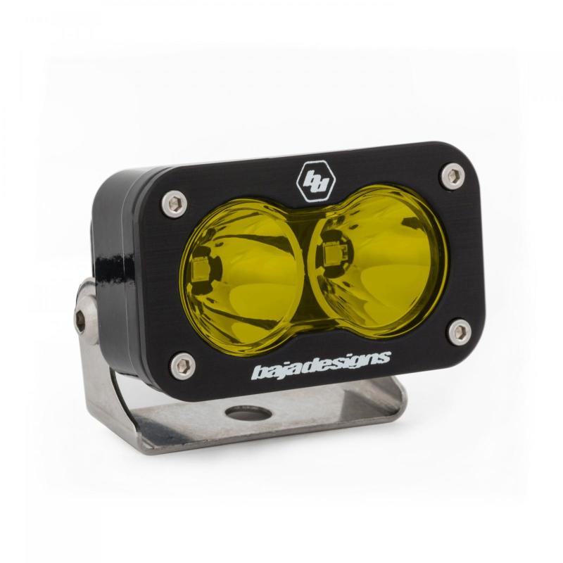 Baja Designs S2 Pro Spot Pattern LED Light - Amber - T1 Motorsports