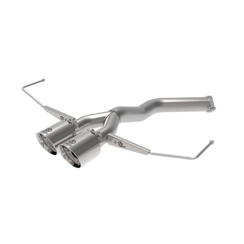 aFe Takeda 3in-2.5in 304 SS Axle-Back Exhaust w/Polished Tip 19-20 Hyundai Veloster I4-1.6L(t)