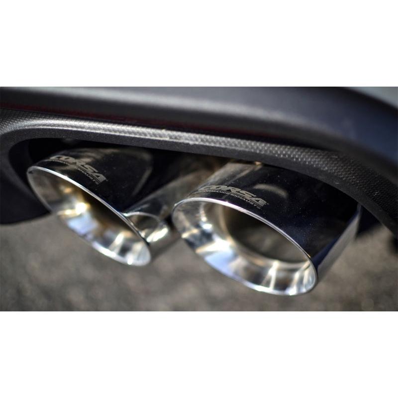 Corsa 2018-2023 Ford Mustang GT Fastback 5.0L 3in Sport Axle-Back Exhaust w/ 4in Polished Tips