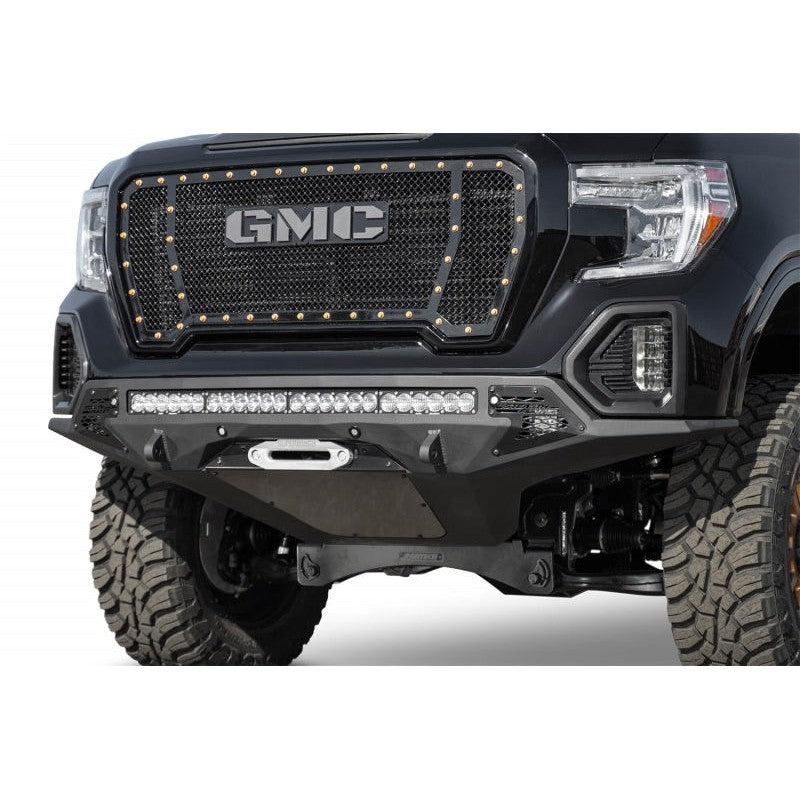Addictive Desert Designs 2019 GMC Sierra 1500 SF Front Bumper w/ Winch Mount&Sensor Cutout