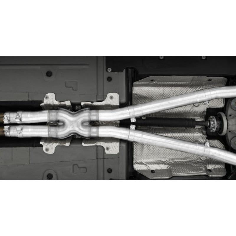 MBRP 15-Up Challenger 5.7 / 17-Up 6.2L/6.4L 3in Race Series Cat-Back w/ Quad Tips T304 Exhaust - T1 Motorsports