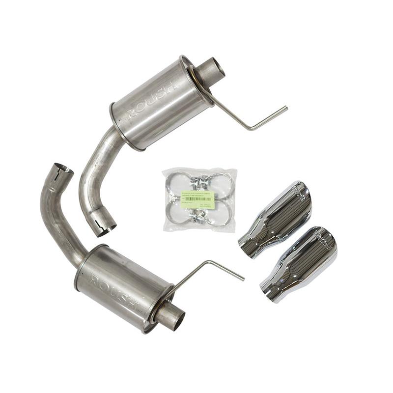 ROUSH 2015-2017 Ford Mustang 5.0L V8 Exhaust Kit w/ Round Tips