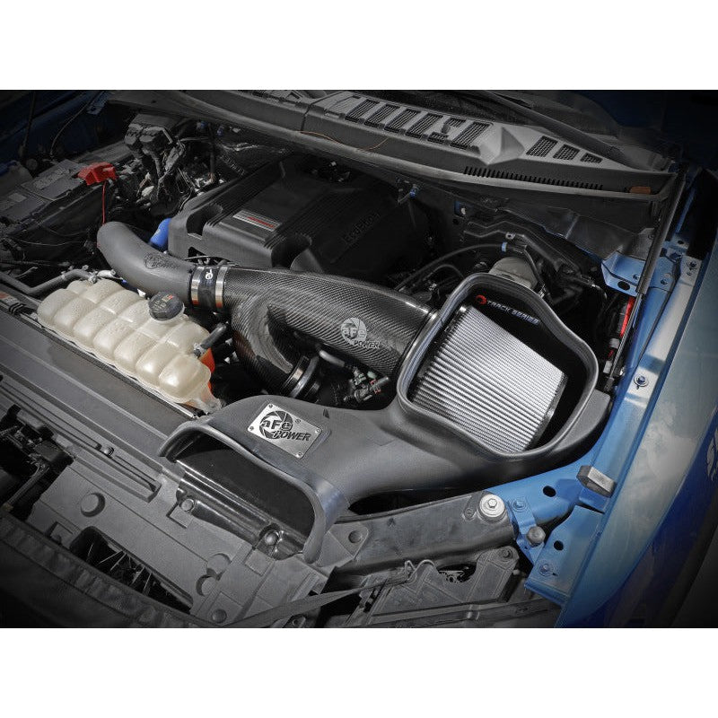 aFe Carbon Fiber Cold Air Intake System With Pro DRY S Filters - 17-20 Ford F-150 Raptor