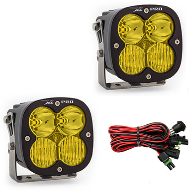 Baja Designs XL Pro Series Driving Combo Pattern Pair LED Light Pods - Amber - T1 Motorsports