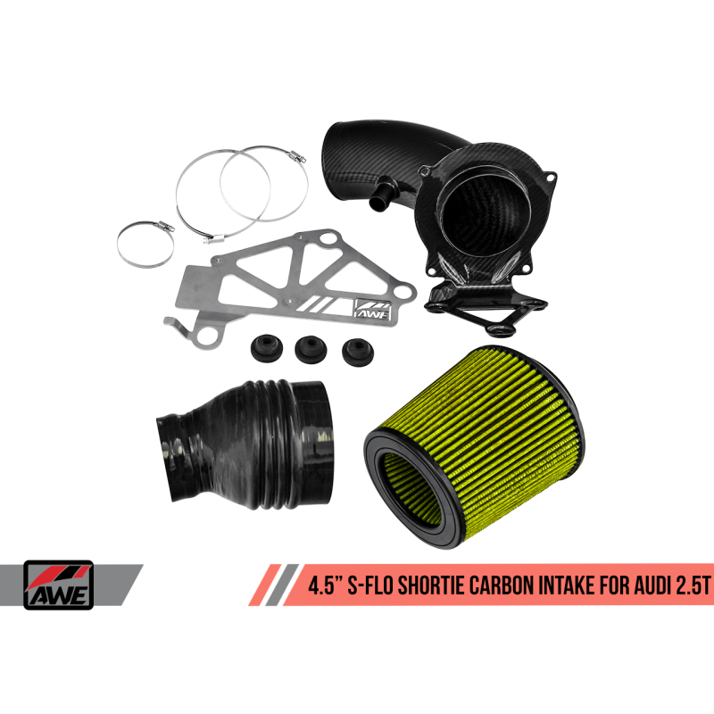 AWE Tuning Audi RS3 / TT RS S-FLO Shortie Carbon Fiber Intake