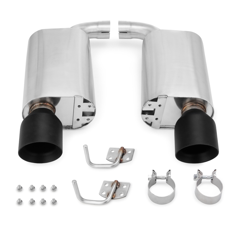 Mishimoto 2015+ Ford Mustang GT Street Axleback Exhaust w/ BlackTips - T1 Motorsports