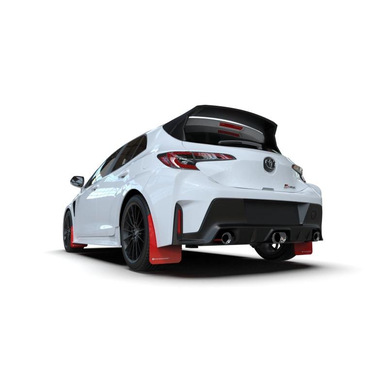 Rally Armor 2023 Toyota GR Corolla Red UR Mud Flap w/ White Logo