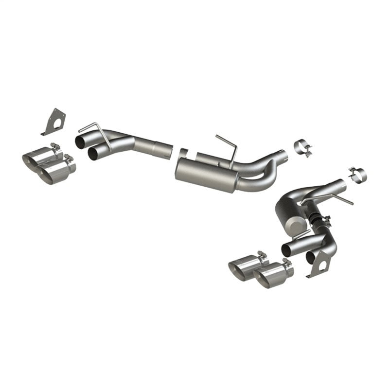 MBRP 16-19 Chevrolet Camaro V6 2.5in T304 NPP Dual Axle Back Exhaust w/ 4in Quad Dual Wall Tips - T1 Motorsports