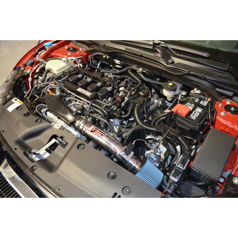 Injen 16-21 Honda Civic 1.5L 4 Cyl. Wrinkle Red Short Ram Intake