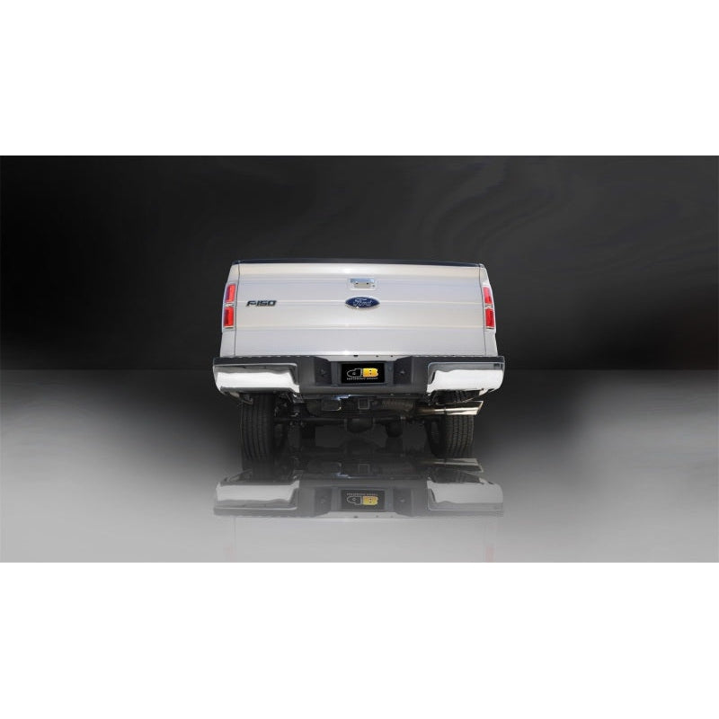 Corsa Sport Cat-Back Exhaust - Single 4x14" Tips - 2011-2014 Ford F-150 EcoBoost 3.5L V6