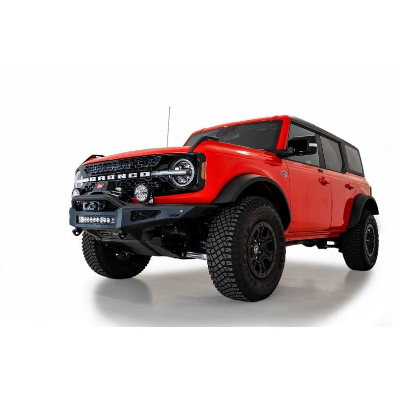 Addictive Desert Designs 2021+ Ford Bronco Rock Fighter Front Bumper - Hammer Black