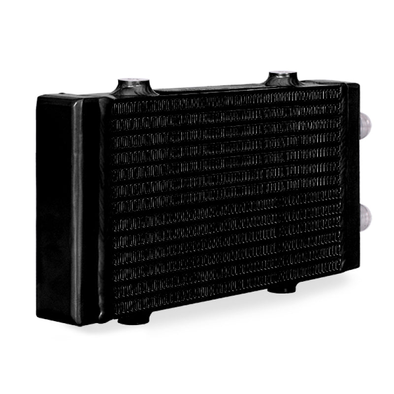 Mishimoto Universal Small Bar and Plate Dual Pass Black Oil Cooler - T1 Motorsports