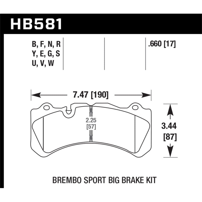 Hawk Brembo Rear BBK DTC-60 Brake Pads - T1 Motorsports
