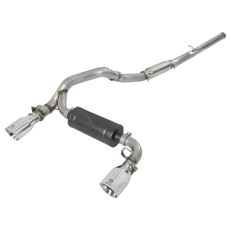 aFe Takeda 3in 304 SS Cat-Back Exhaust w/ Polished Tip 16-18 Ford Focus RS 2.3L (t)