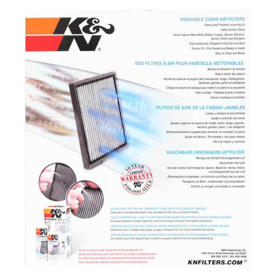K&N 13-16 Audi SQ5 3.0L V6 Cabin Air Filter