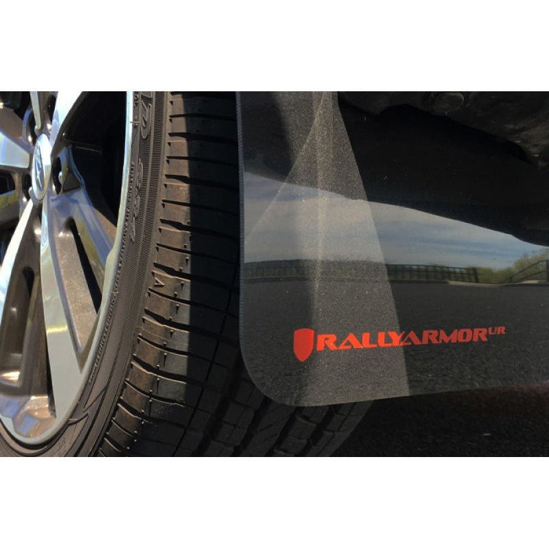 Rally Armor 17-22 Subaru Impreza Black UR Mud Flap w/ White Logo - T1 Motorsports