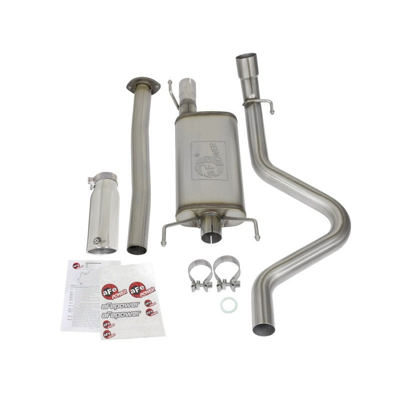 aFe MACH Force XP Cat-Back Stainless Steel Exhaust Syst w/Polished Tip Toyota Tacoma 05-12 L4-2.7L