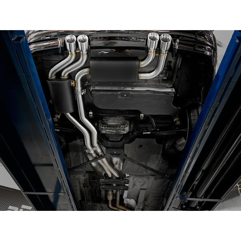 aFe MACH Force-Xp 2.5in 304 SS Cat-Back Exhaust w/ Polished Tips 01-06 BMW M3