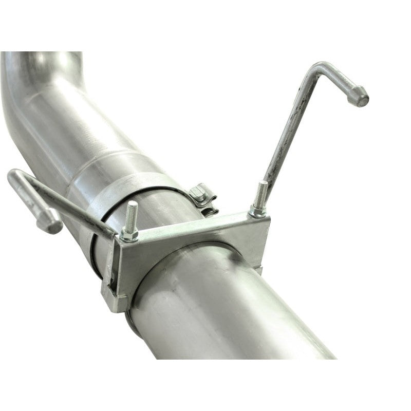 aFe MACHForce XP 5in DPF-Back 409SS Exhaust Dodge Diesel Trucks 07.5-12 L6-6.7L (td) Black Tip
