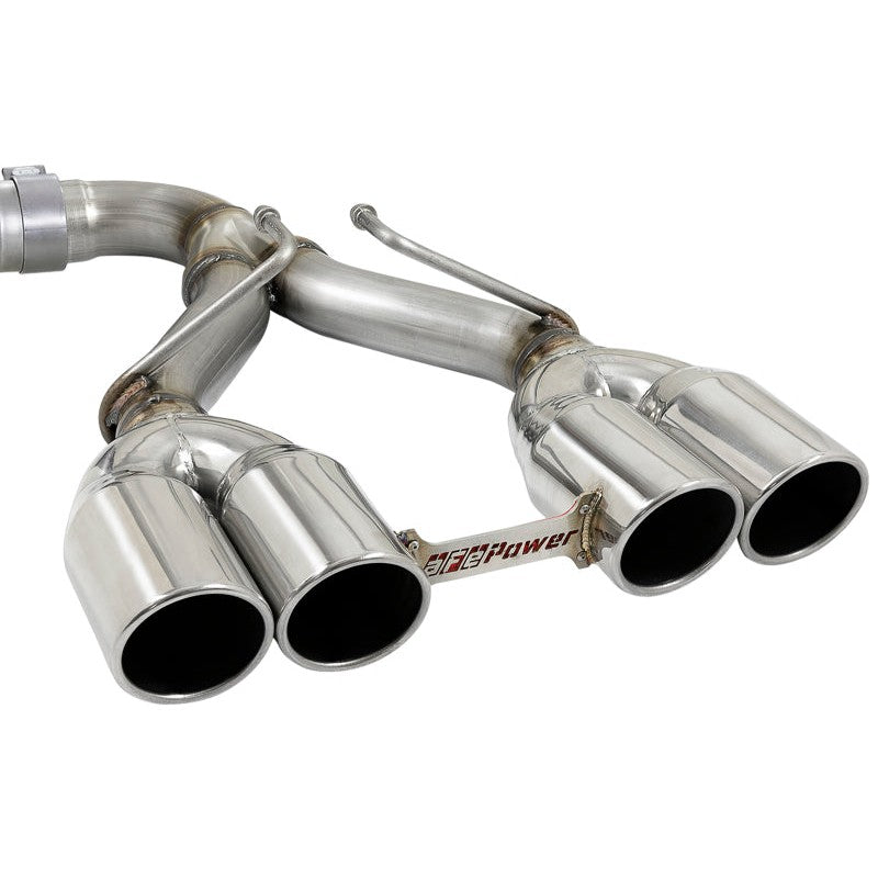 aFe Rebel Series 2.5in 304 SS Cat-Back Exhaust w/ Polished Tip 18-20 Jeep Wrangler (JL)