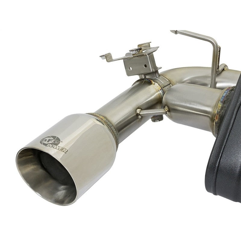 aFe MACHForce XP Exhausts Axle-Back 12-15 BMW 335i 3.0T (SS w/Polished Tips)