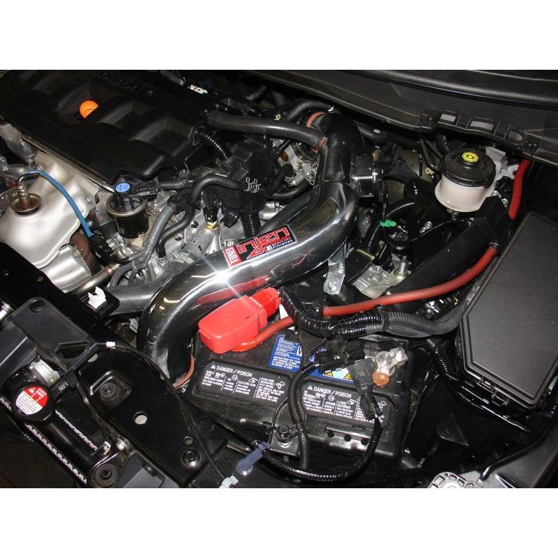 Injen 12-13 Honda Civic Polished Tuned Air Intake w/ MR Tech/Web Nano-Fiber Dry Filter - T1 Motorsports