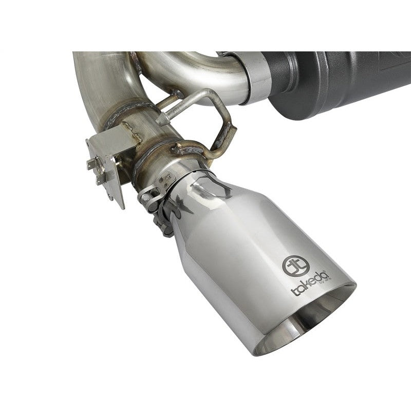 aFe Takeda 3in 304 SS Cat-Back Exhaust w/ Polished Tip 16-18 Ford Focus RS 2.3L (t)