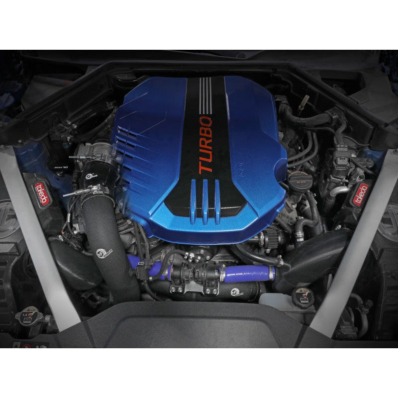 AFE 18-22 Kia Stinger V6-3.3L BladeRunner Alum Hot/Cold Charge Pipe Kit Black - T1 Motorsports