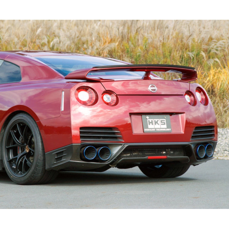 HKS Racing Muffler Exhaust w/ Silencer - Nissan R35 GT-R