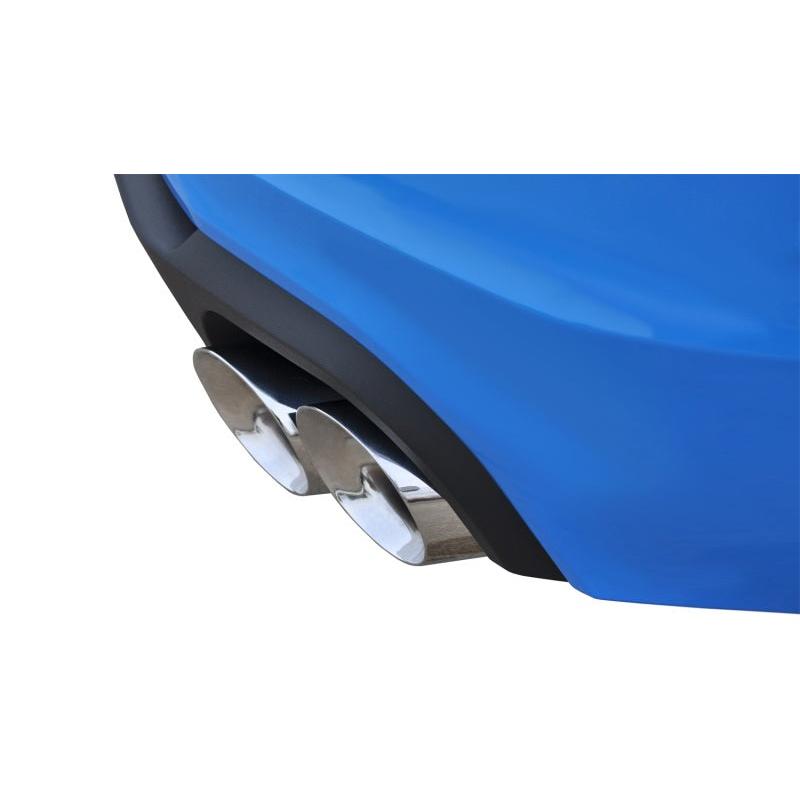 Corsa Sport Axle-Back Exhaust - Polished Tips - 2013-2014 Ford Mustang Shelby GT500 5.8L V8